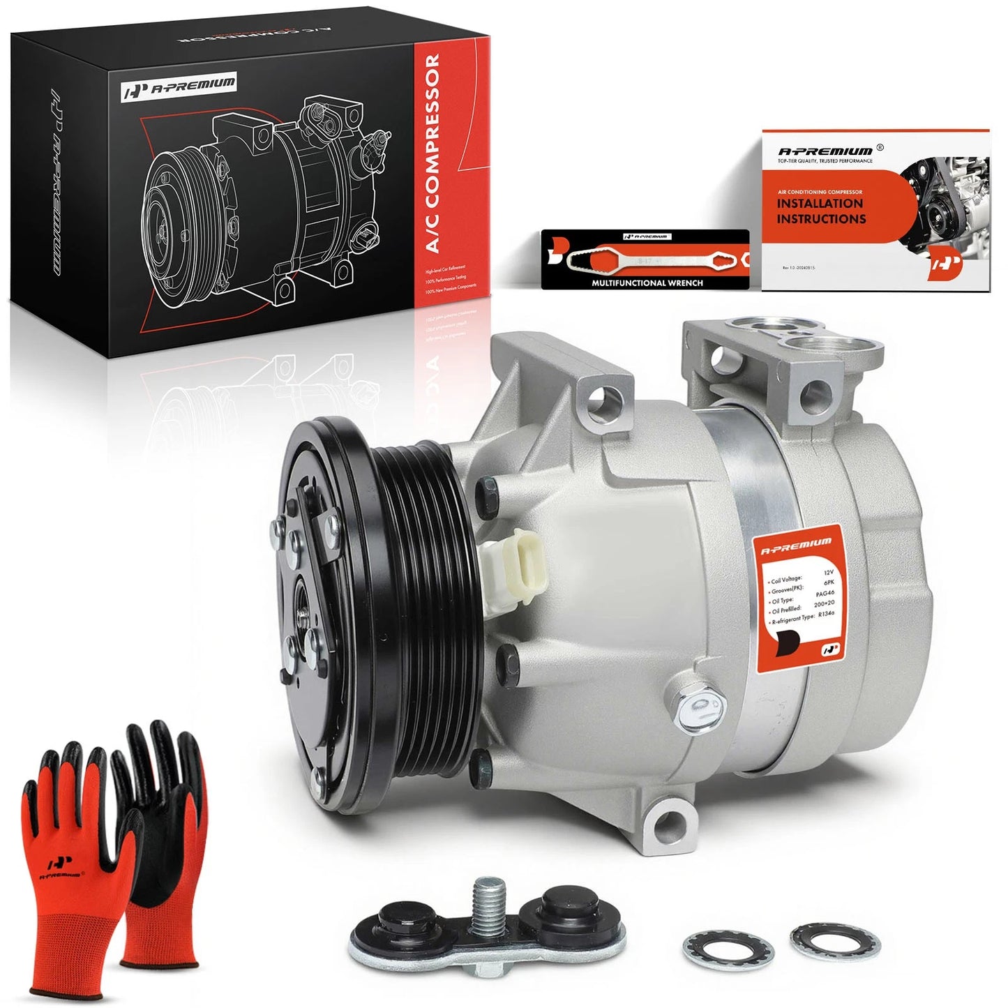 A/C Compressor with Clutch for Chevrolet Malibu/Impala (1997–2003)