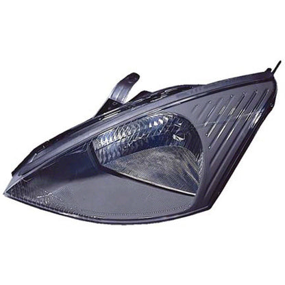 Replacement Gray Driver Side Standard Head Light Assembly w/Gray Bezel