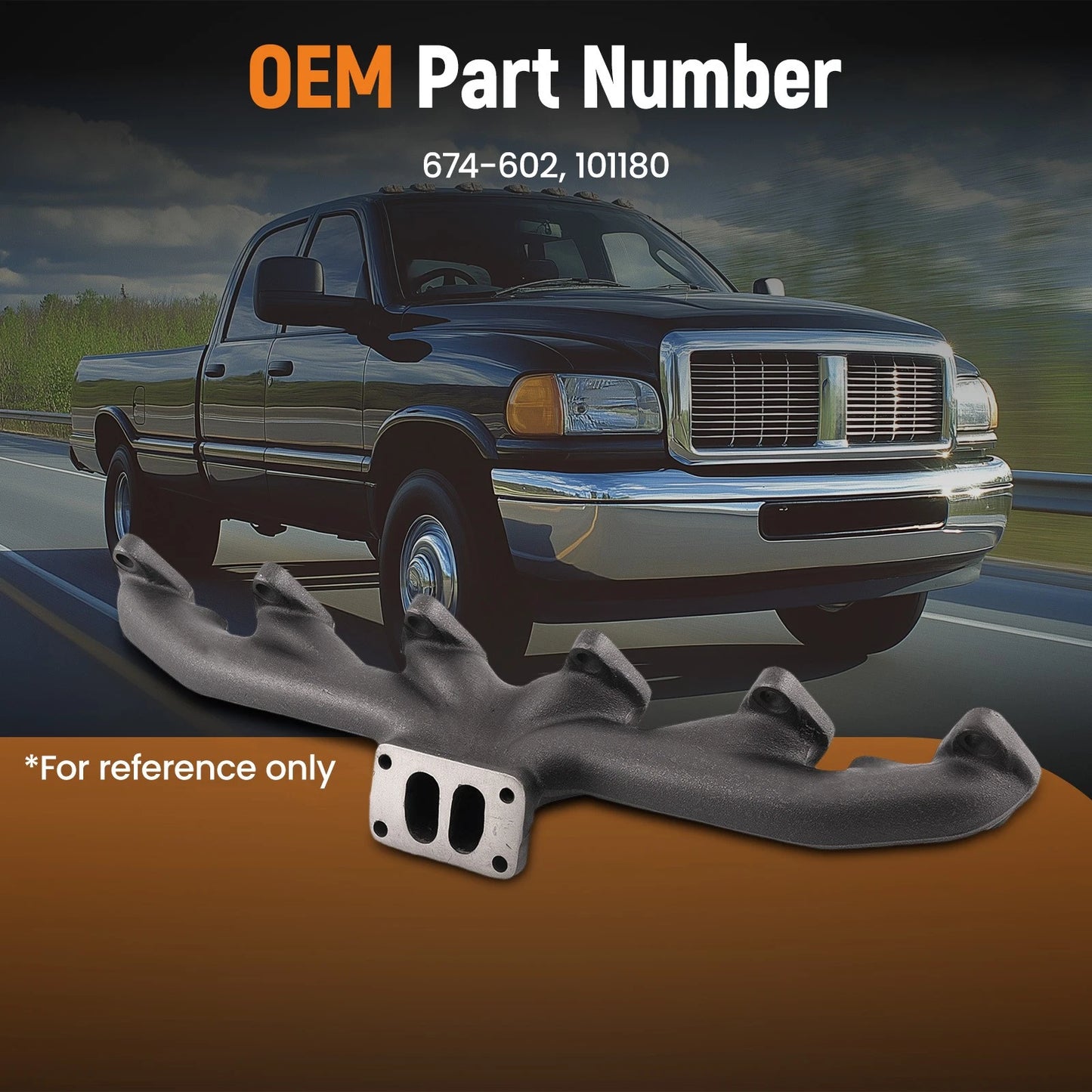 Exhaust Manifold for Dodge Ram 2500 3500 5.9L (1999–2002)