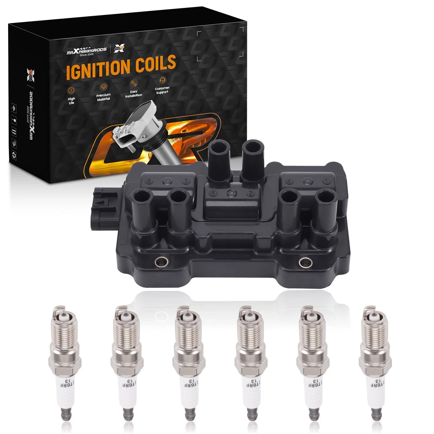 Ignition Coil & Spark Plug for Buick Rendezvous 3.5L V6 (2006–2007)