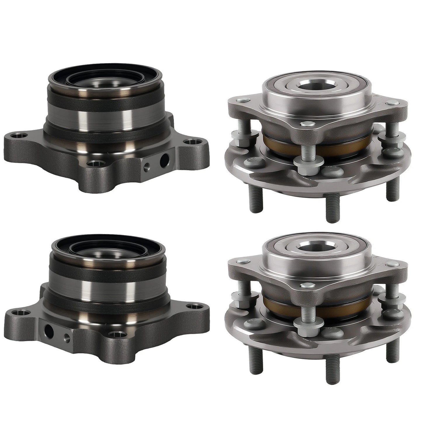 Front Rear Wheel Bearing Hub for Toyota 4Runner 4WD (2003–2016)