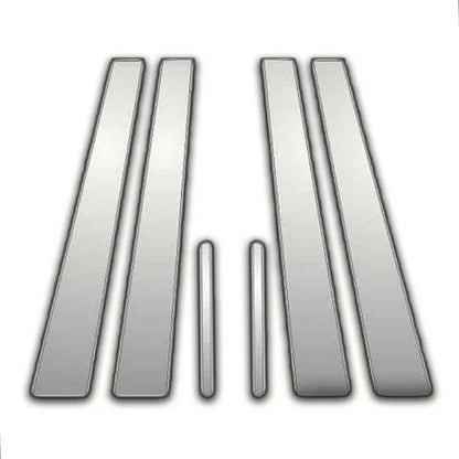 6Pc Chrome Pillar Post Covers Replacement for Toyota Avalon (1999–2004)