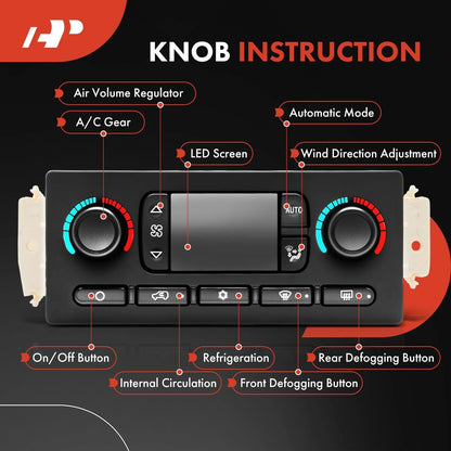 A/C & Heater Climate Control Module for Chevrolet Trailblazer (2002–2009)