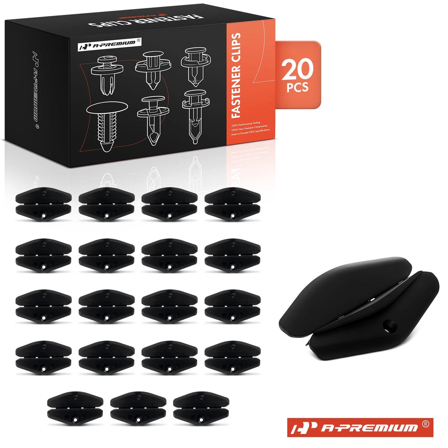 20Pcs Nylon Guide Clip Fasteners for Buick Chevrolet
