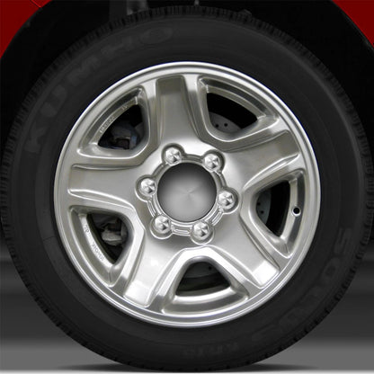 16x7 Factory Wheel (Hyper Bright Mirror Silver) For 1997-1999 Toyota T100 4x4