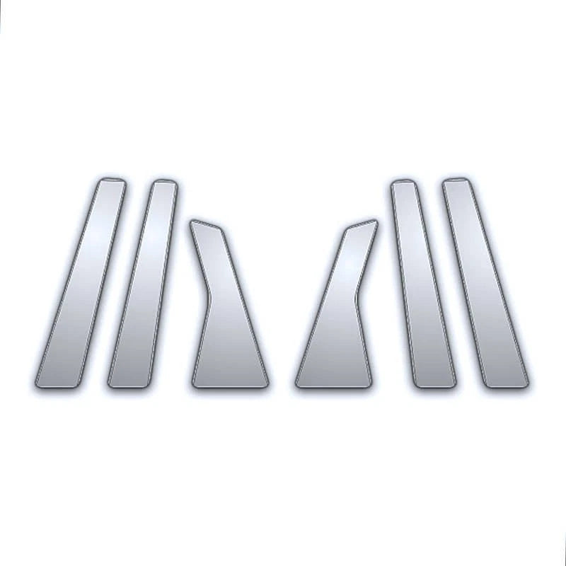 6Pc Chrome Pillar Post Covers for Honda Crosstour (2010–2019)