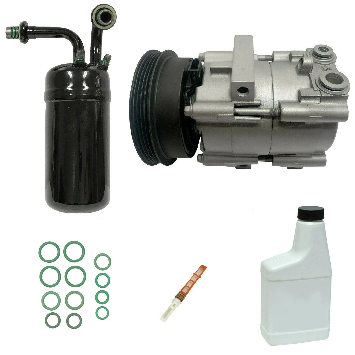 AC Compressor Kit Replacement for Toyota Corolla AE87 (1983–1989)