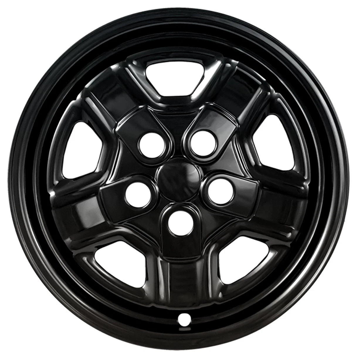 16 Inch Wheel Skins Gloss Black Replacement for Jeep Patriot (2007–2017)
