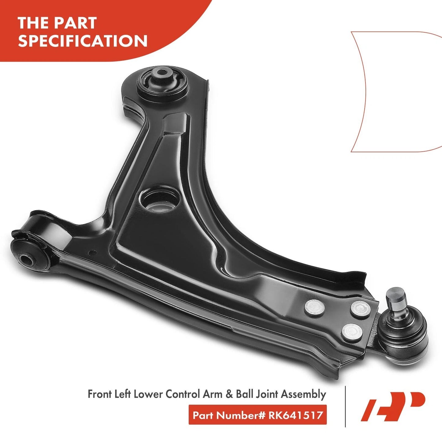 2X Front Lower Control Arm with Ball Joint for Suzuki Forenza (2004–2008)