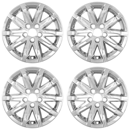 4 17" Chrome Wheel Skins Hub Caps Covers Hubs for 2014 15 2016 Cadillac CTS