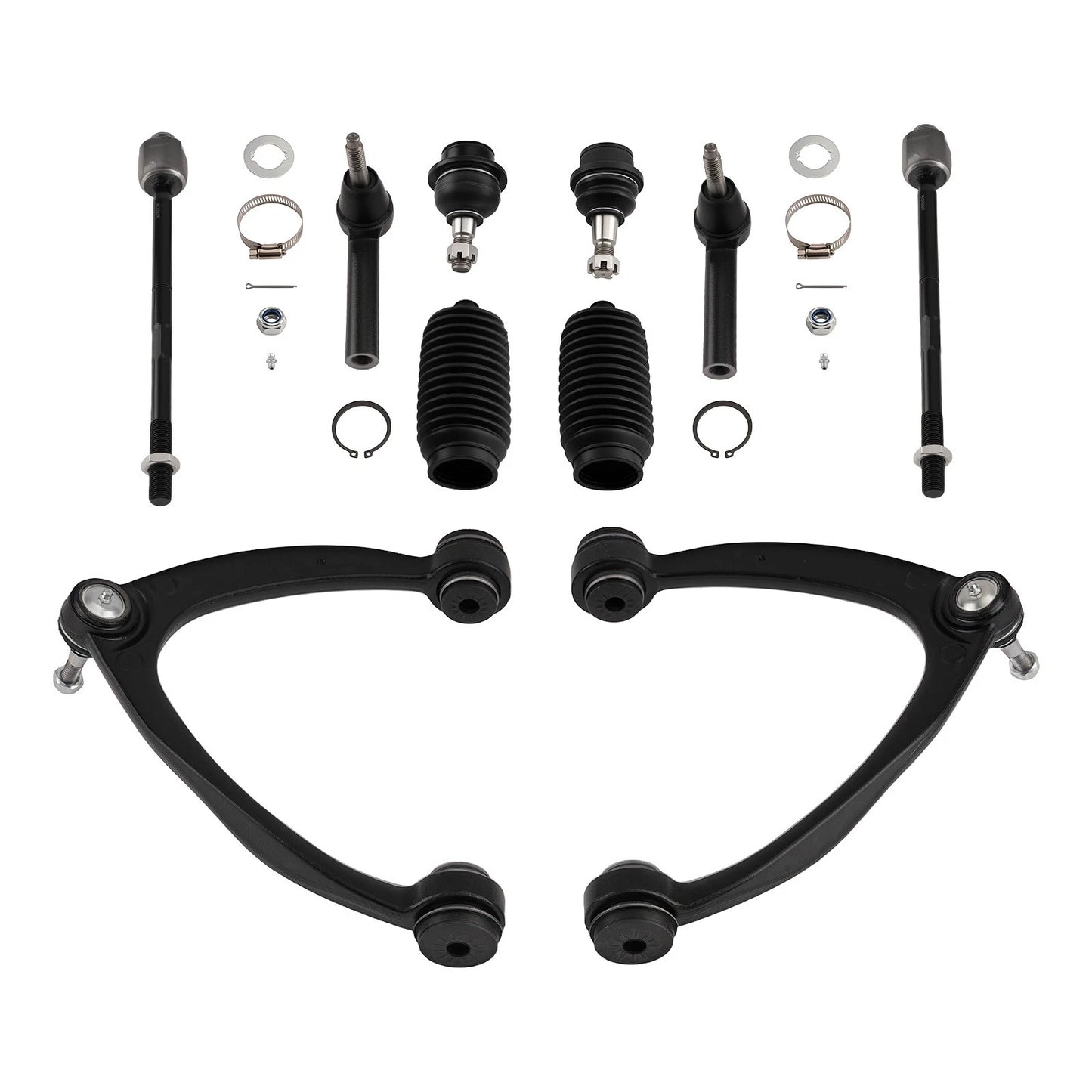 Front Upper Control Arms and Tie Rods for 2007–2013 GMC Sierra Silverado