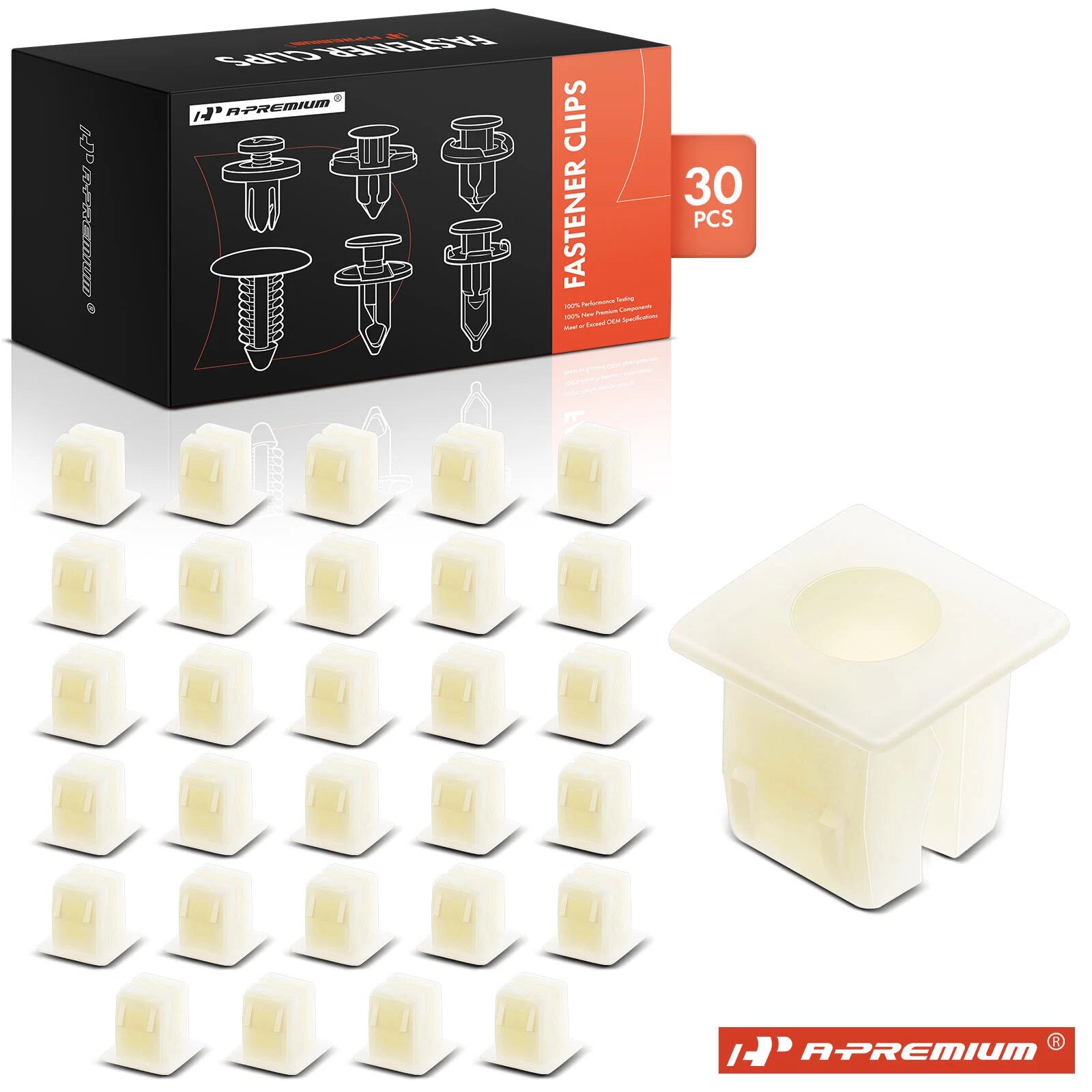 30Pcs Headlight Bezel Fasteners for Chevy