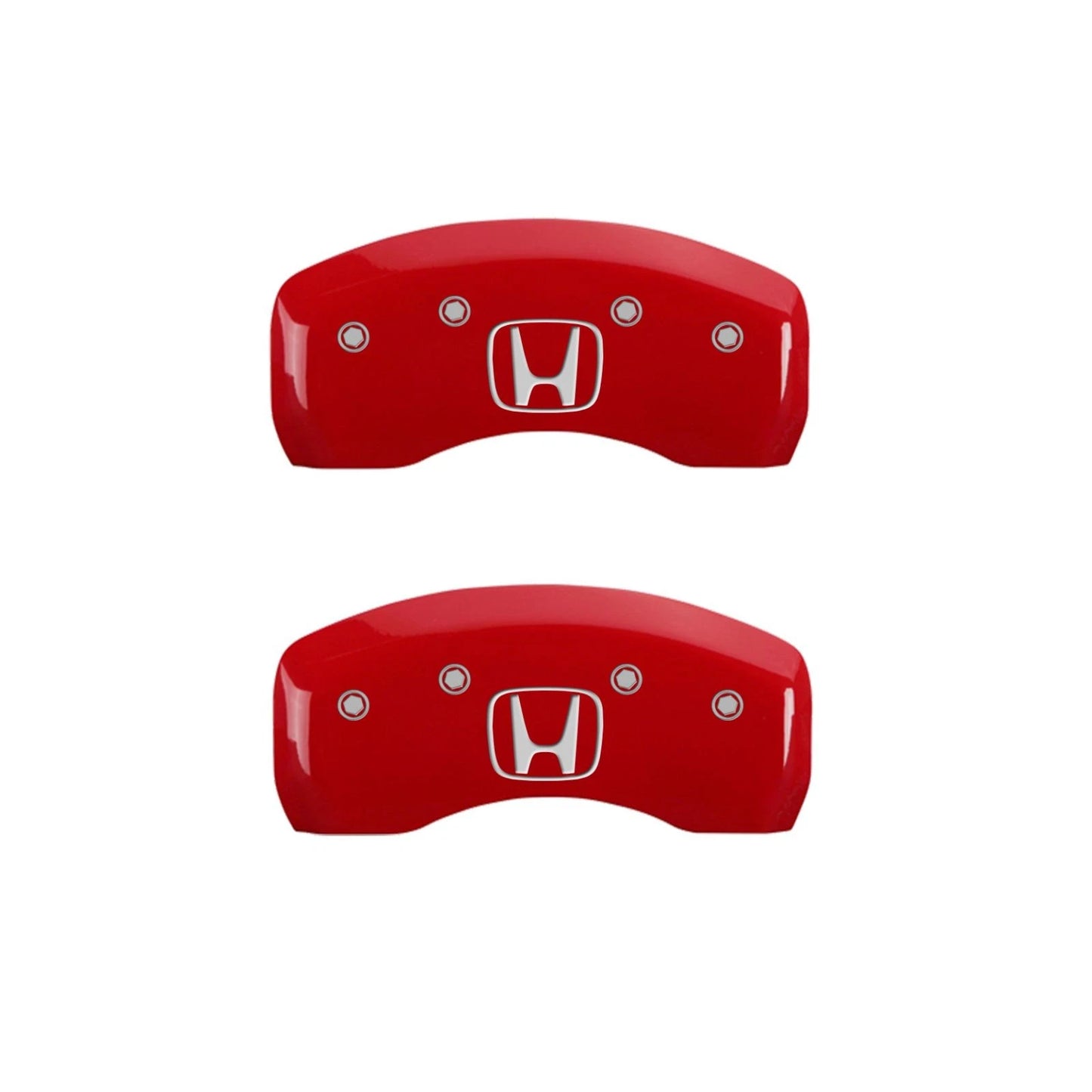 Caliper Covers Set of 4 Red for 2002-2003 Honda Civic Si by MGP