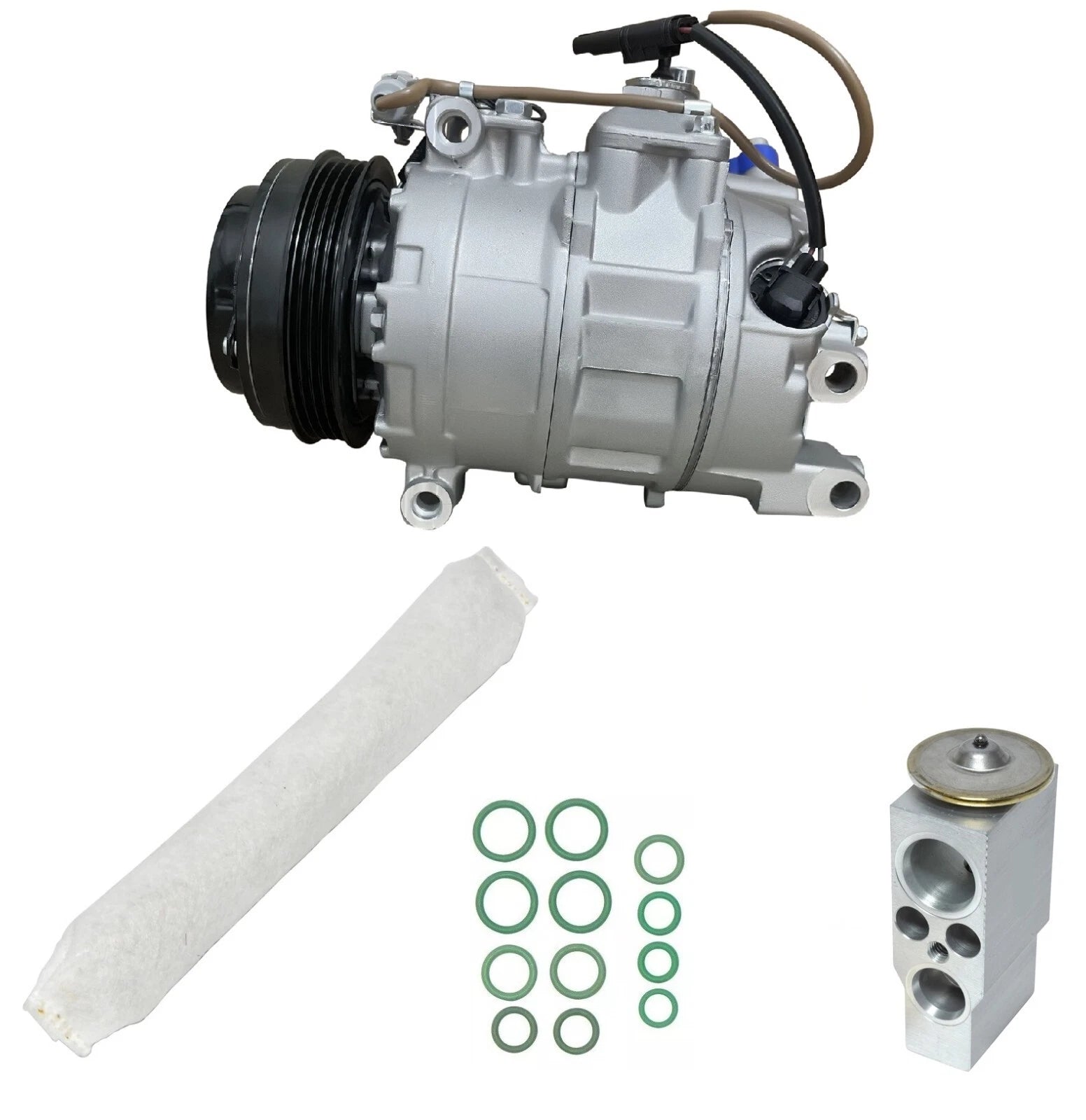 AC Compressor Kit Replacement for BMW 650i Gran Coupe 4.4L Turbo (2015–2016)