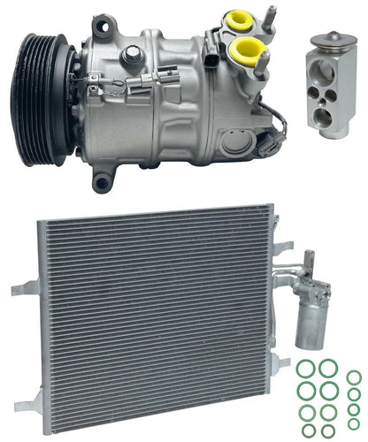 A/C Compressor Kit With Condenser for Volvo V60 Cross Country (2018–2018)