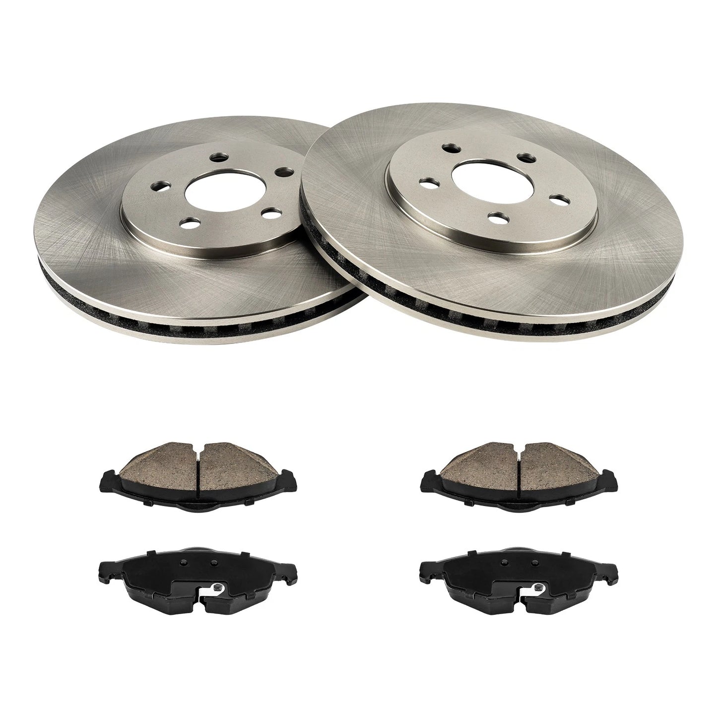 Front Vented Ceramic Brake Kit for Chrysler Sebring Dodge Stratus (2002–2006)