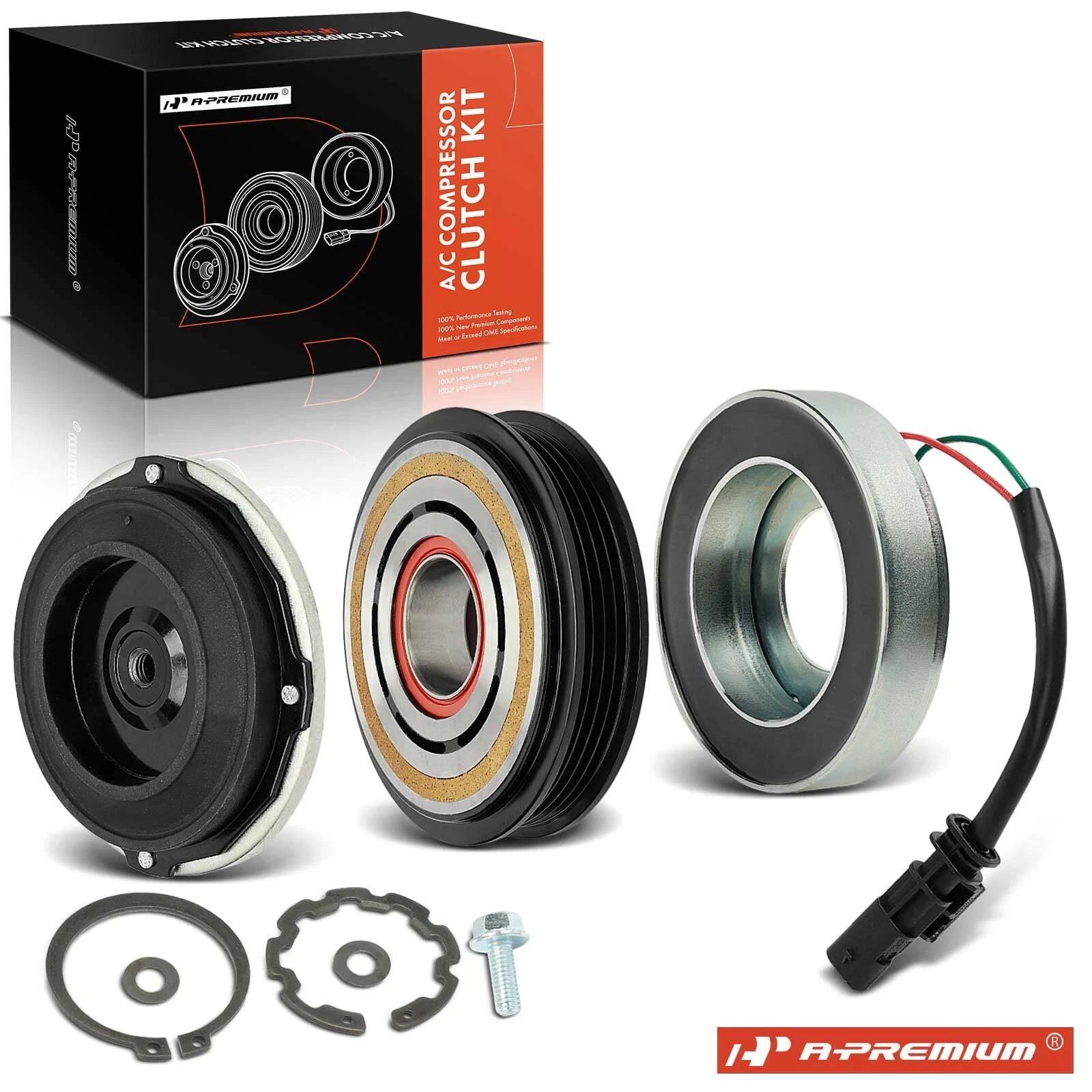 A/C Compressor Clutch Kit for Chevy Camaro (2016–2021) Cadillac CTS (2016–2019)