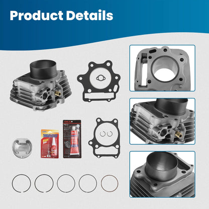 Big Bore Cylinder Piston Gasket Kit for Honda Sportrax TRX300EX (1993–2008)