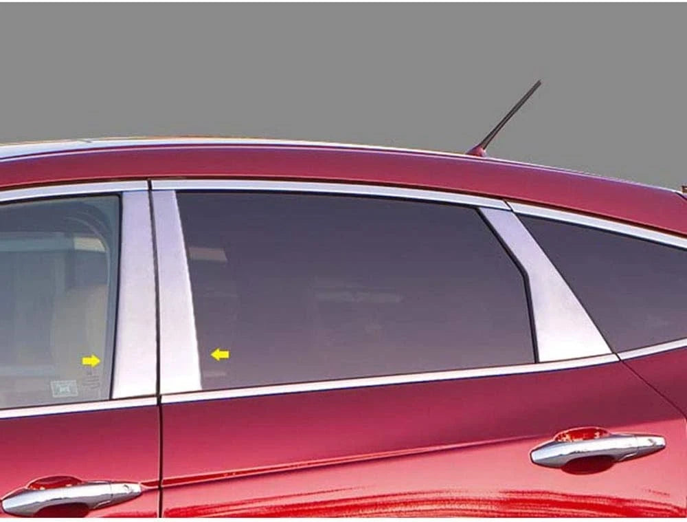 4pc. Luxury FX Chrome Pillar Post Trim for 2010-2015 Honda Crosstour