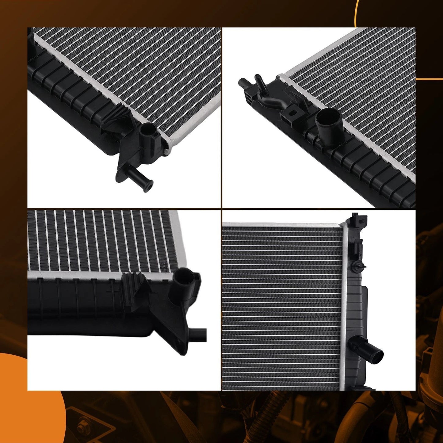 Aluminum Radiator for Mazda 3 Sedan (2010–2014) 2.0L 2.5L 1 Row