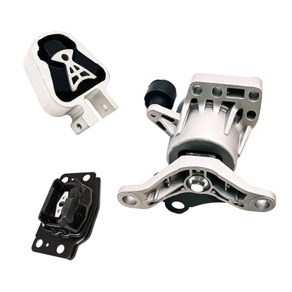 3x Motor Mount Set for Ford Fusion (2013–2018) 2.0L Auto Transmission