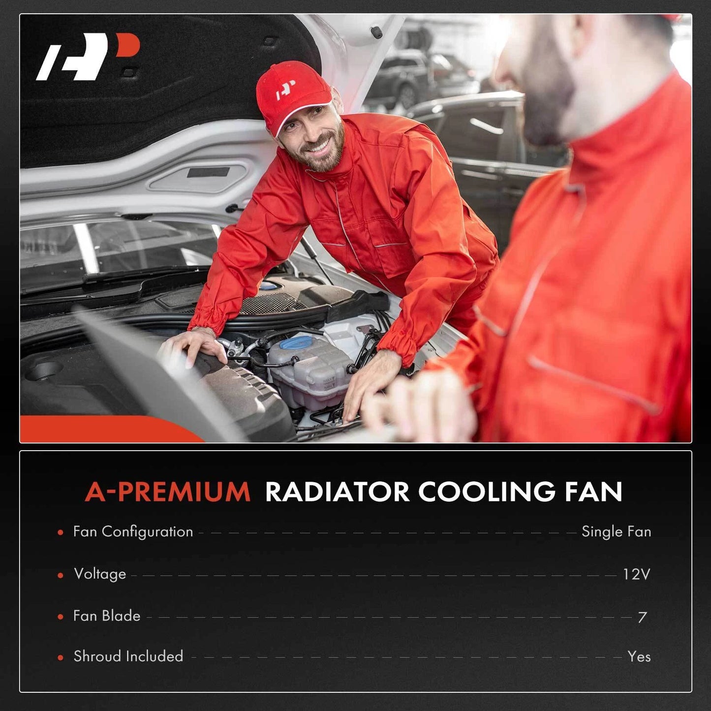 Cooling Fan Assembly with Shroud for Chevrolet Cruze (2011–2016)