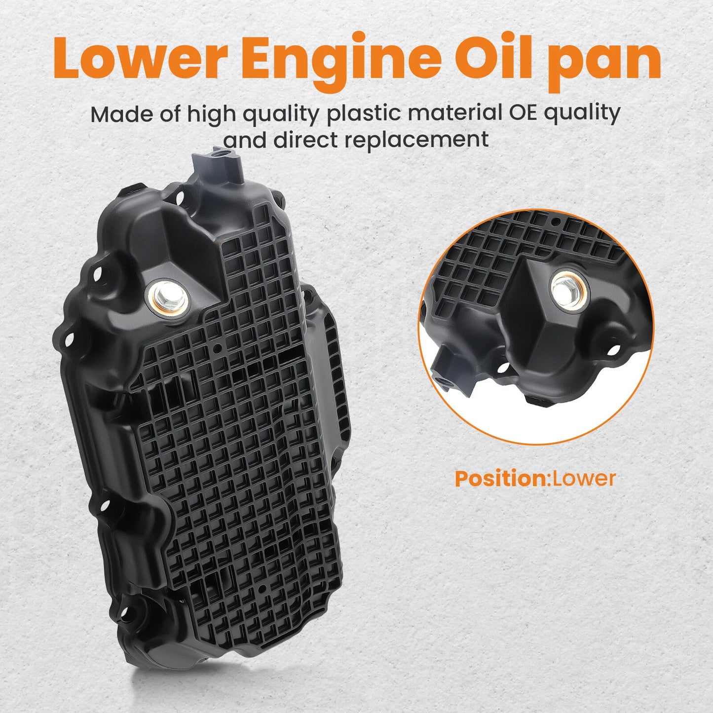 Lower Engine Oil Pan for Infiniti Q50 Q60 (2016–2021)