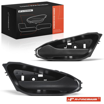 2X Black Interior Door Handle for Chevy Spark (2016–2022)