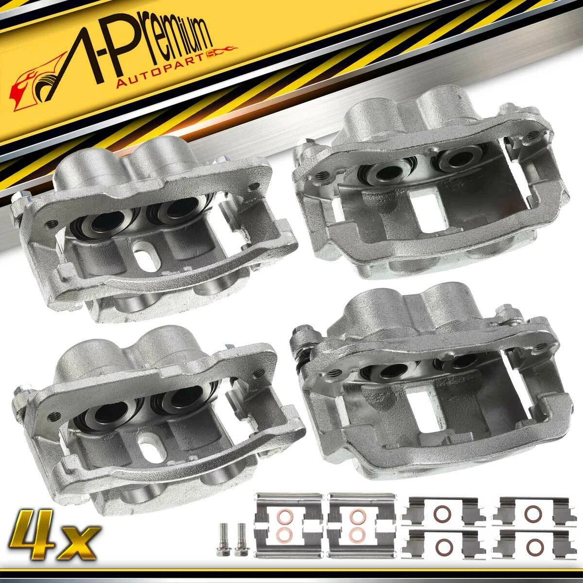 4X Brake Calipers for Chevrolet Express 2500 (2003–2005)