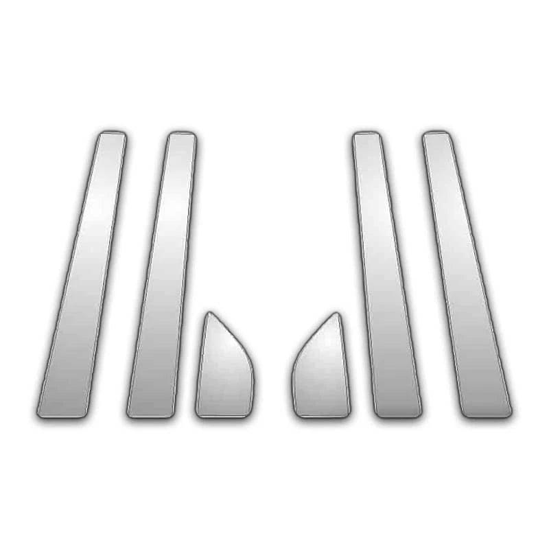6Pc Chrome Pillar Post Covers for 99-09 Mercury Ls - Upgrade Your Auto P40391