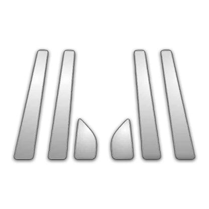 6Pc Chrome Pillar Post Covers for 99-09 Mercury Ls - Upgrade Your Auto P40391