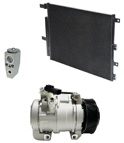 AC Compressor Kit w Condenser for Ram 2500 6.7L (2013–2018)