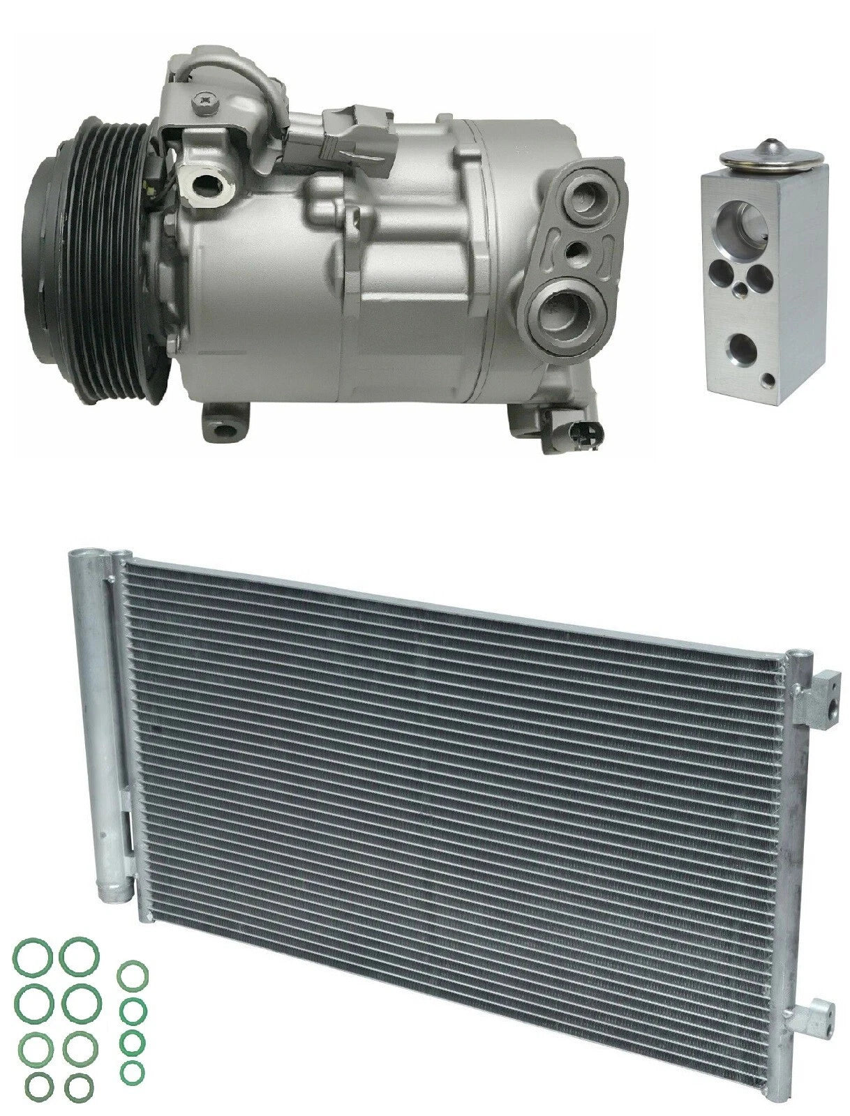 AC Compressor Kit with Condenser for Jeep Compass 2.4L (2020–2022)