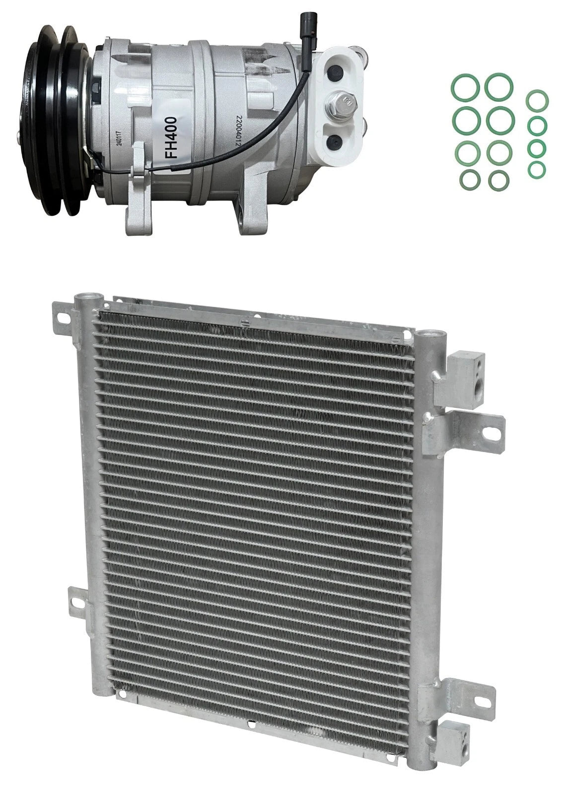 AC Compressor Kit With Condenser For Isuzu NNR 5.2L (2005–2005)