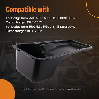 Engine Oil Pan Kit for Dodge Ram 2500/3500 Diesel 5.9L (1994–2002)