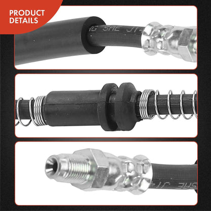 2X Front Brake Hydraulic Hose for Mercedes-Benz SL400 SL450 (2015–2016)