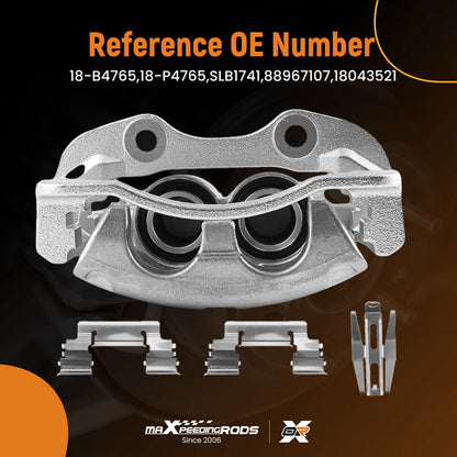Brake Caliper Rear RH With Bracket for Chevrolet Silverado 1500 GMC Sierra (2003–2013)