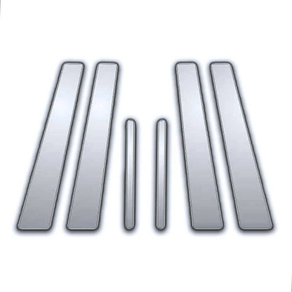 6Pc Chrome Pillar Post Covers Replacement for Pontiac G8 (2009–2010)