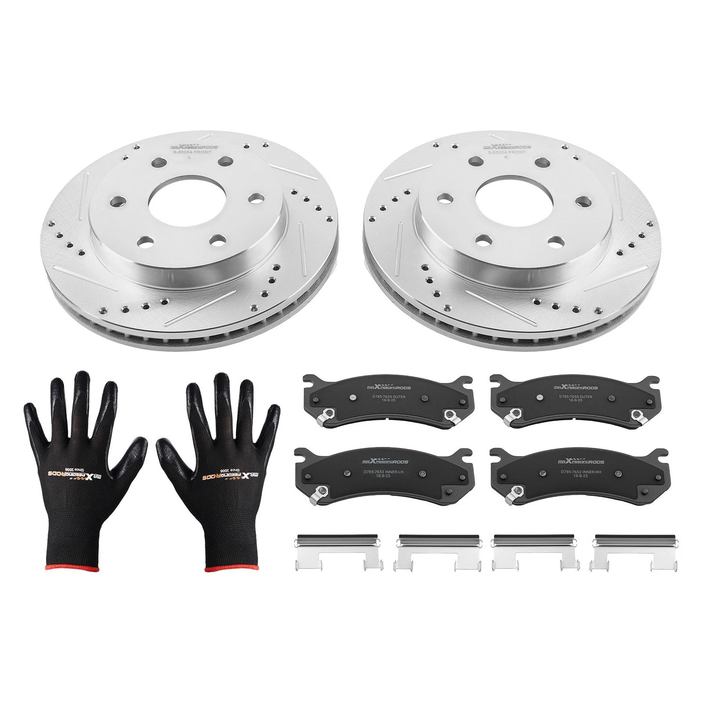 Front Brake Rotors and Pads Kit for Chevrolet Astro/Avalanche 1500 (1996–2005)