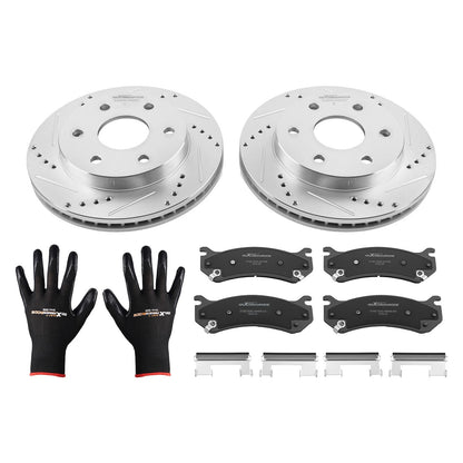 Front Brake Rotors and Pads Kit for Chevrolet Astro/Avalanche 1500 (1996–2005)