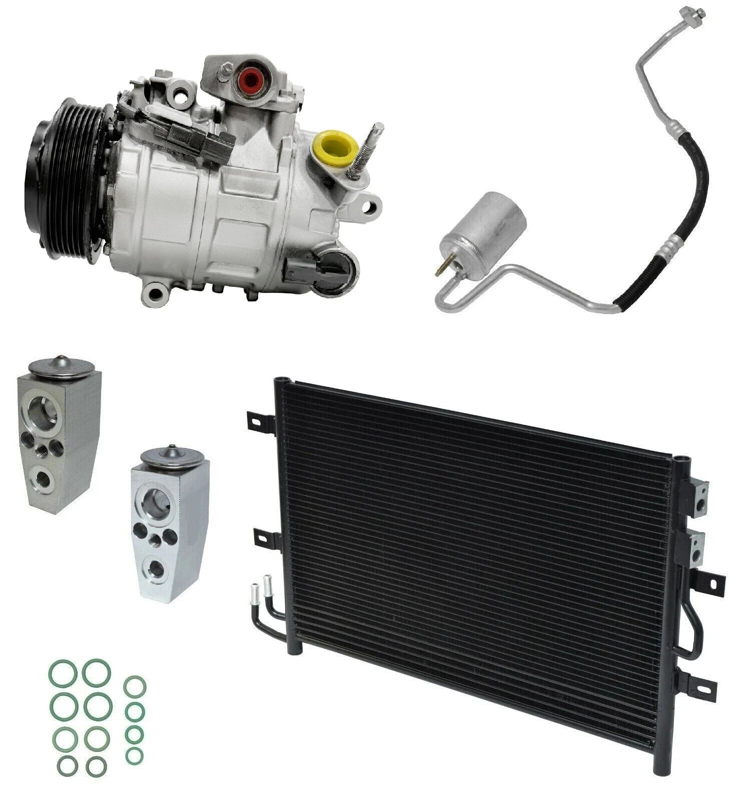 AC Compressor Kit with Condenser for Lincoln MKT 3.5L V6 (2014–2014)
