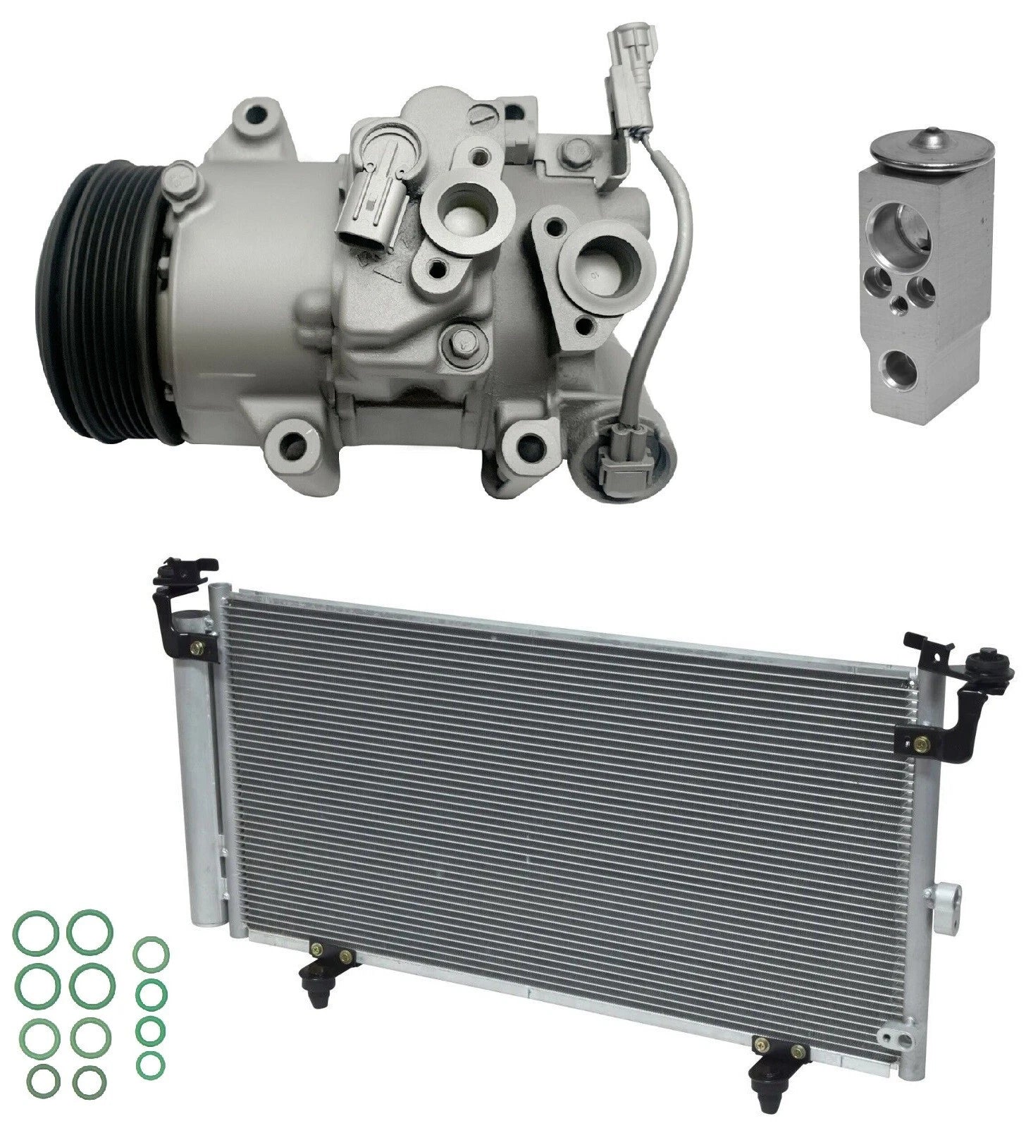 AC Compressor Kit With Condenser for Subaru Outback 2.5L (2014–2014)
