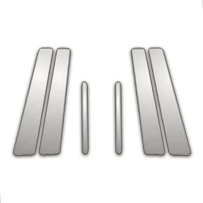 6Pc Chrome Pillar Post Covers for Lincoln Zephyr (2006–2009)