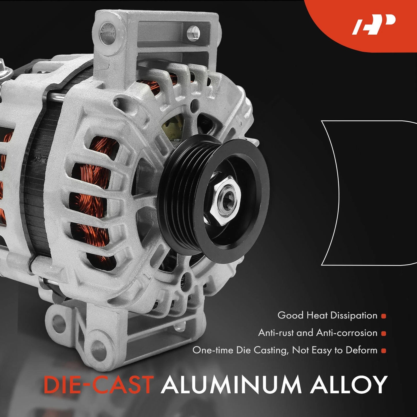 Alternator for Chevrolet Malibu, Cobalt, Saturn, Pontiac (2008–2012)