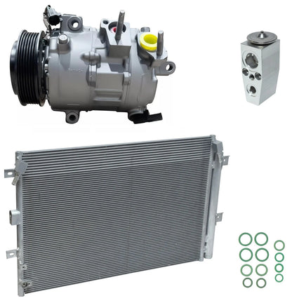 A C Compressor Kit With Condenser for Ford Edge 2.7L (2019–2019)