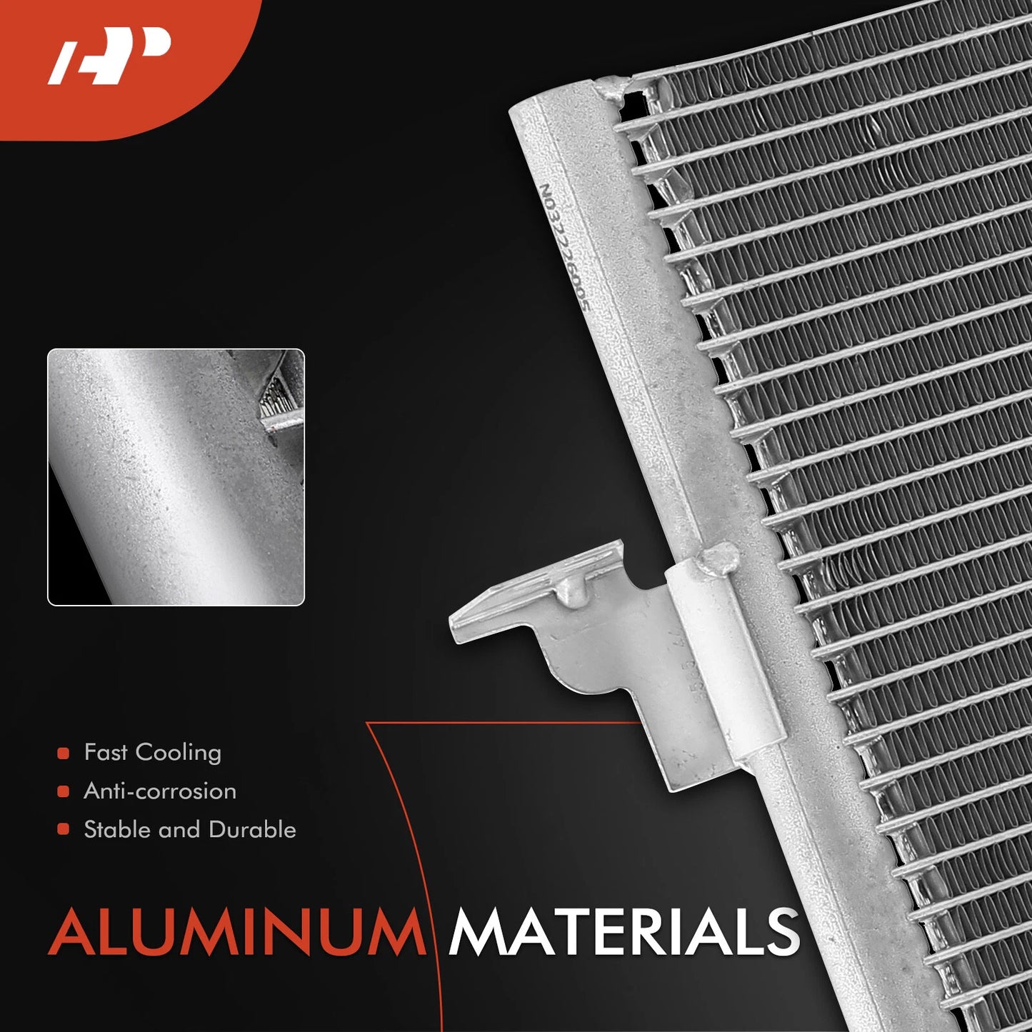 A/C Condenser with Bracket for Buick Park Avenue (1997–2005)