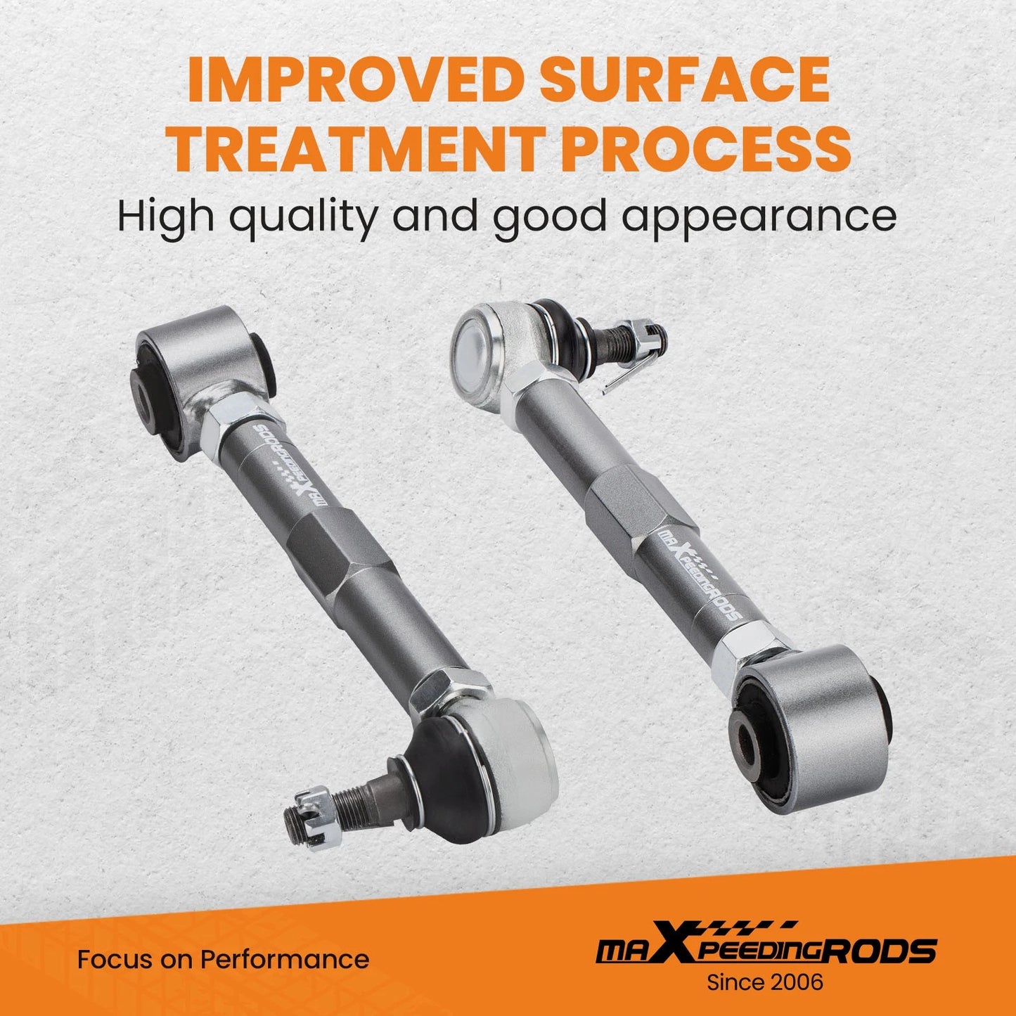 2x Adjustable Rear Toe Arms for Lexus IS300 GS300 GS400 GS430 (1998–2005)