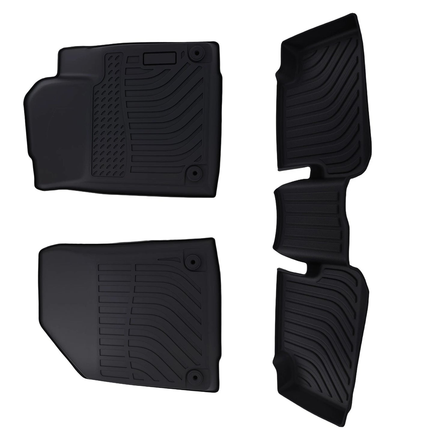 All Weather Carpet Floor Mats for Jeep Cherokee (2015–2023) TPE Rubber
