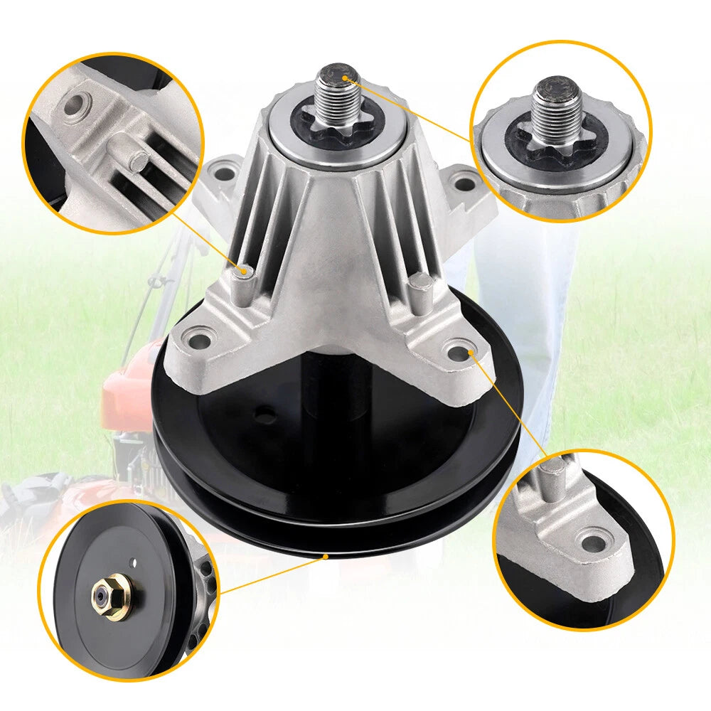 2-Pack Spindle Assembly with Pulley for MTD (2000–2002)