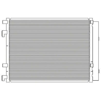 Replacement A/C Condenser Repair Part For 2013-2016 Hyundai Veloster